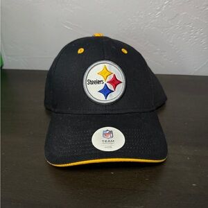 Youth NFL Black and Yellow Pittsburgh Steelers Cap NEW